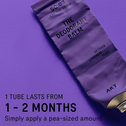 AKT Deodorant Balm 1.7 Fl Oz, Natural Deodorant for Men and Women, Award-Winning, Multi-use, Cream Deo Without Aluminum, Sc.03 The Onsen, Plastic Free, All Genders