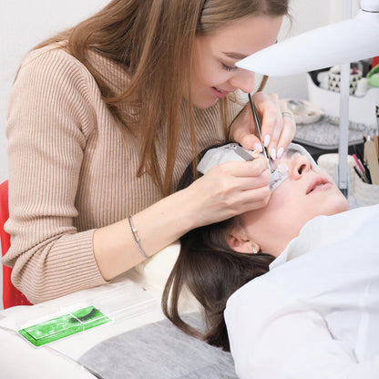 Empty Lash Boxes for False Eyelashes - 30 Pack Lash Cases, Customizable Eyelash Packaging, Bulk Lash Storage Containers, Lash Box Packaging, Premium Display & Protection (Green)