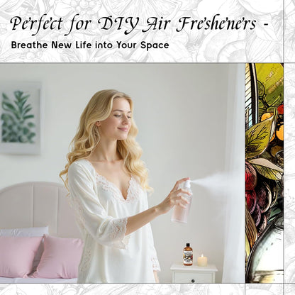 HIQILI White Jasmine & Mint Fragrance Oil for Diffuser, Candle, Soap & Perfume Making, Floral Herbal Scent with Fresh Tea Notes, Long-Lasting Scent - 5.07 Fl Oz