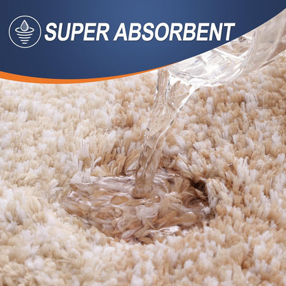 OLANLY Bathroom Runner Rugs 47x17, Extra Soft Absorbent Microfiber Bath Rugs, Rubber Backing, Quick Dry, Machine Washable Bath Mats for Bathroom Floor, Tub and Shower, Home Decor Accessories, Beige