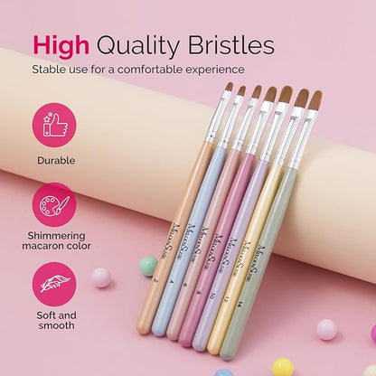 Melodysusie gel nail brush 7pcs