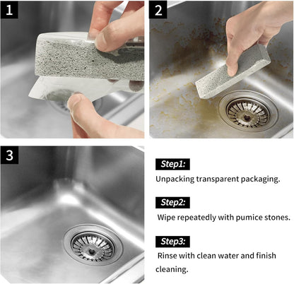 HongWay 36 Pack Pumice Stones for Toilet Cleaning Bowl Stick,Pumice Scouring Pad Pumice Stick Cleaner for Cleaning Toilet, Bathtubs, Kitchen Sink, Grill, Household (5.9 x 1.4 x 0.9 Inches)