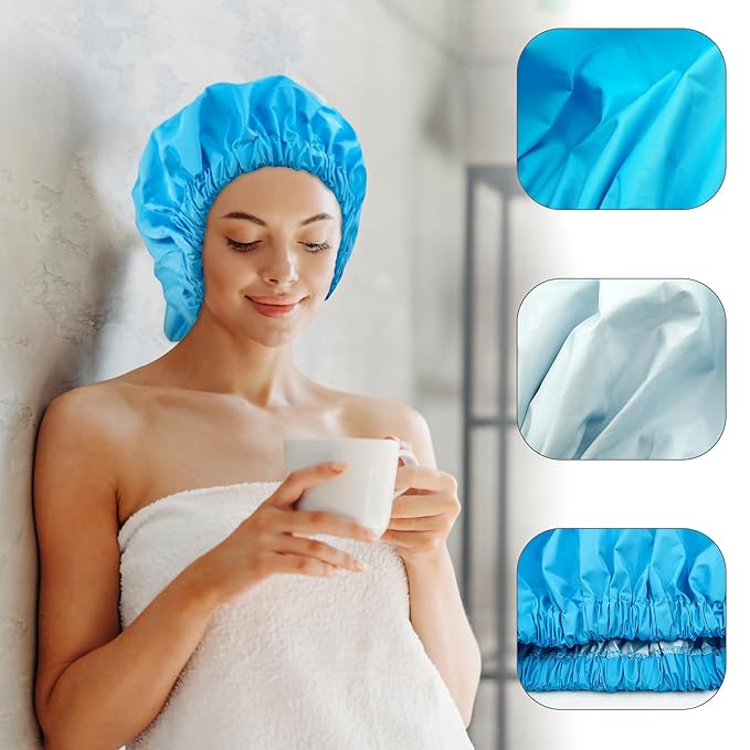 Reusable shower cap for women,