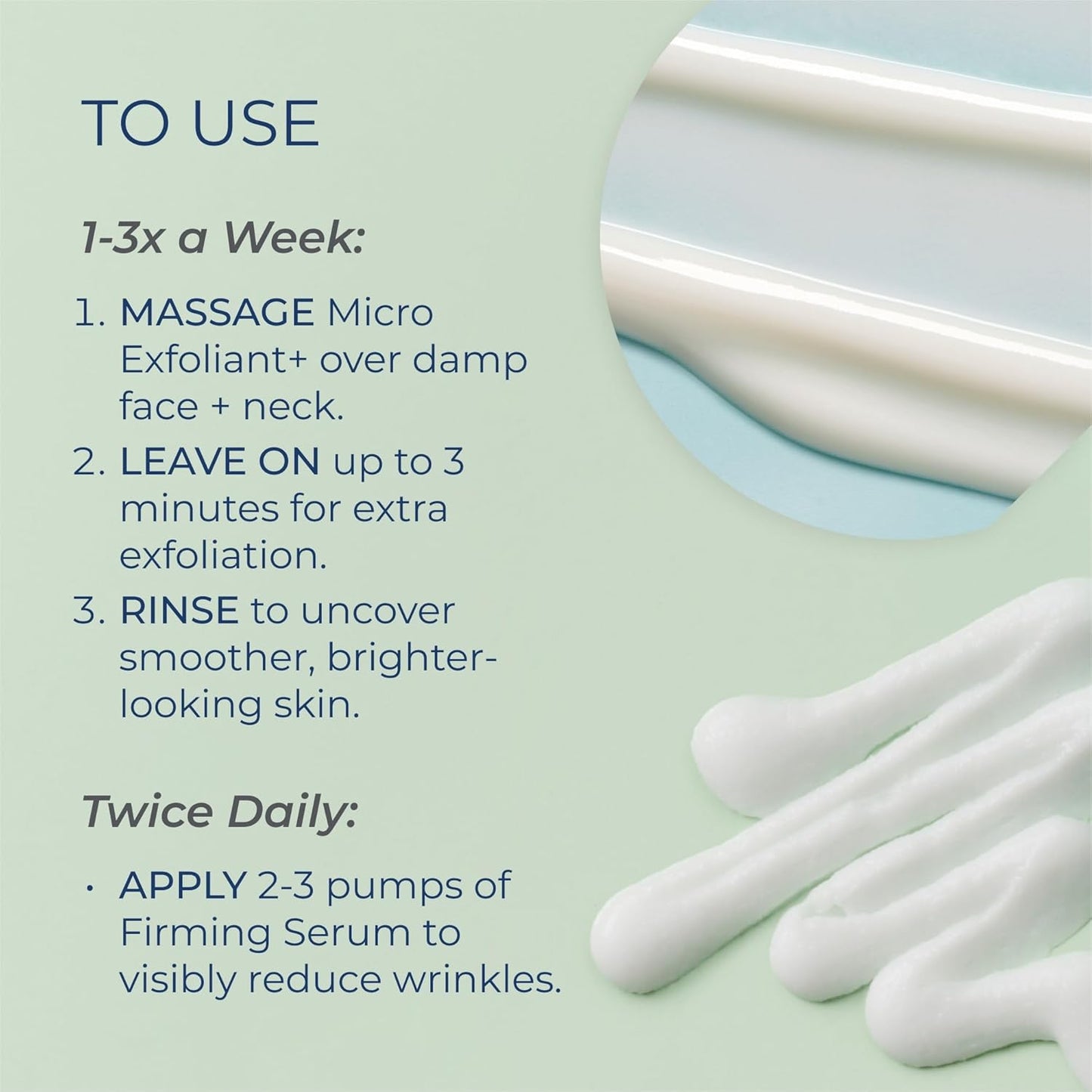 Kind Science by Ellen DeGeneres 2-Piece Skin Care Set with Micro Exfoliant & Firming Face Serum - Hyaluronic Acid Serum & Exfoliating Face Wash