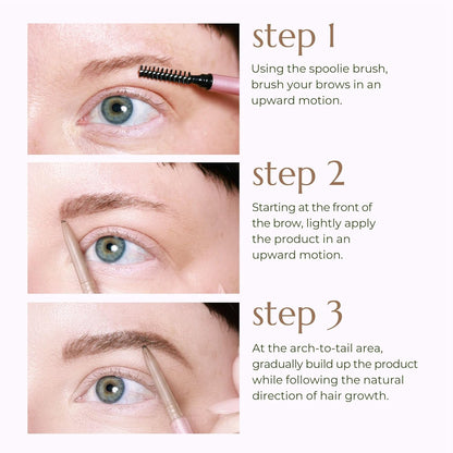 Chella Eyebrow Pencil – Easy-to-Use Brow Definer for Shaping, Filling & Blending – Long-Wear Taupe Eyebrow Pencils for Women with Precise Tip (Taupe)