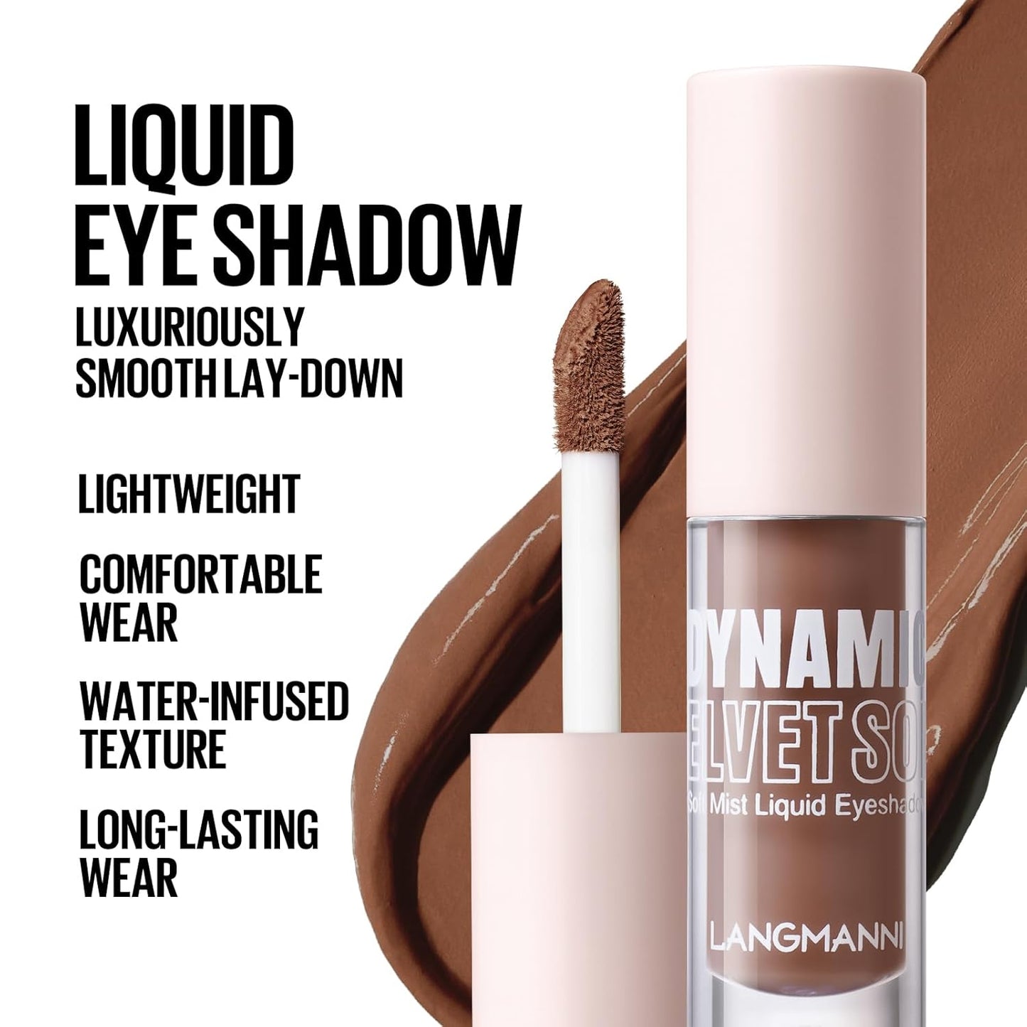 Jolilab 8 Colors Matte Liquid Eyeshadow With Subtle Shimmer Set Waterproof Long-Lasting Neutral Naked Smooth Creamy Eyeshadow Lightweight Gift for Girls and Women