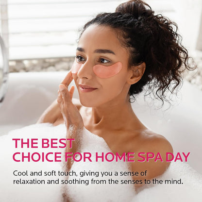 ZealSea 20 Pairs Eye Gel Pads for Dark Circles Wrinkles Eye Bags Puffy Eyes Hydrating Anti Aging Under Eye Mask Patches Lighten Fine Lines for Women