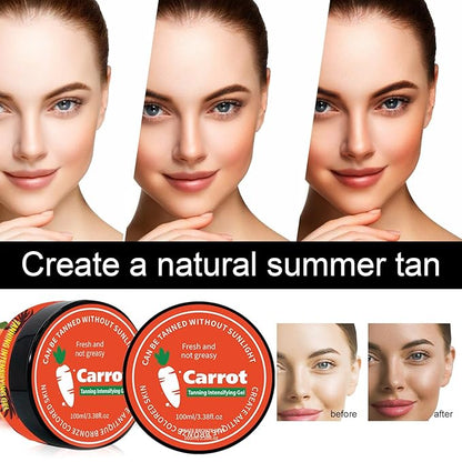 Carotene Tanning Gel, Carrot Tanning