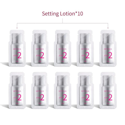 2024 Upgraded Fast Perm Lash Lift Kit Eyelash Perm Kit Eyelash Fixation Lotion (Quantity: 10 Packs)