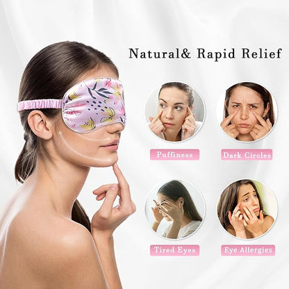 Cooling eye mask silky satin