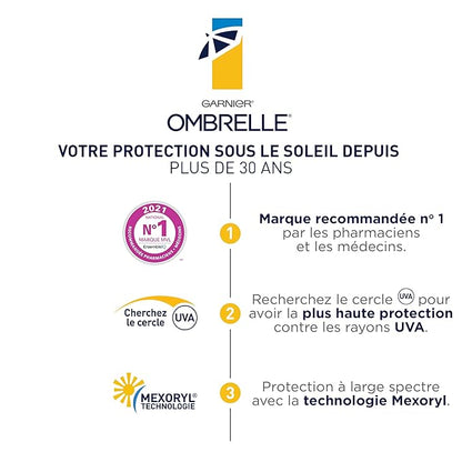 OMBRELLE SPORT, Continous Spray SPF