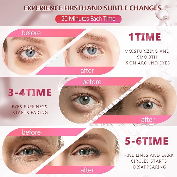 60 pcs pink under eye