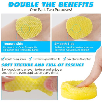 Turmeric kojic acid cleansing pads,