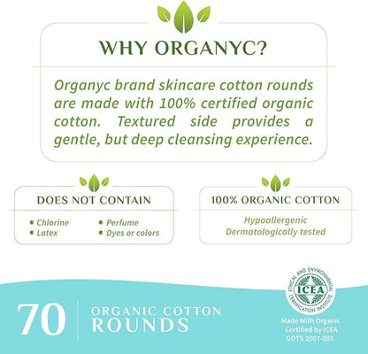 Organyc 100% organic cotton rounds