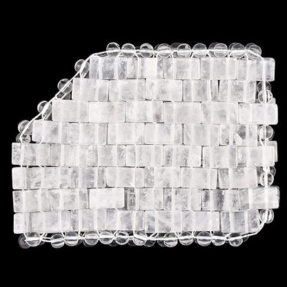 Jade eye mask clear quartz