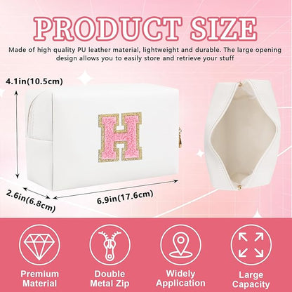 Personalized initial letter patch makeup