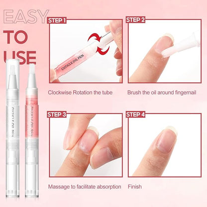 COSCELIA 8pcs Cuticle Oil Pen