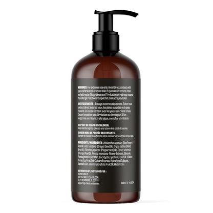 M3 Naturals Arnica Sore Muscle Massage Oil with Collagen, Stem Cells, and Menthol, Anti-Cellulite Therapy for Full Body, Fast-Absorbing Multipurpose Treatment