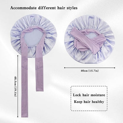 3pcs satin bonnet for sleeping