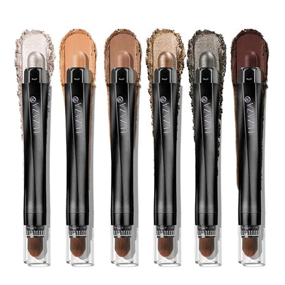 Neutral eyeshadow stick makeup set,