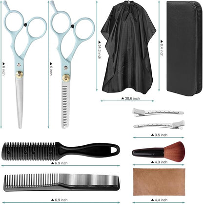 Hair Cutting Scissors Kit, Stainless