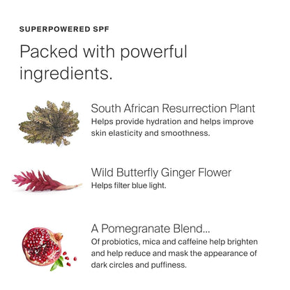 Supergoop! Bright-Eyed 100% Mineral Eye Cream, 0.5 fl oz - SPF 40 PA+++ Hydrating & Illuminating Mineral Sunscreen - Under Eye Cream for Dark Circles & Puffiness - Revives Tired Eyes