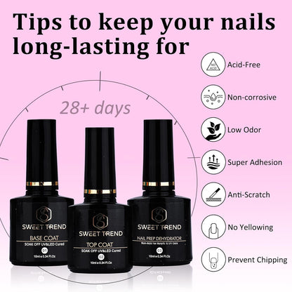 Acrylic Nail Kit with Everything: Beginners Set with Drill - Professional Acrylic Powder Glitter Monomer False Tips Top Base Coat Starter Kit - Full Decorations Nail Supplies for Nail Extensions Gift