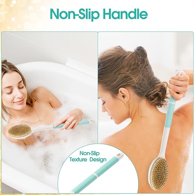 Back scrubber anti slip for