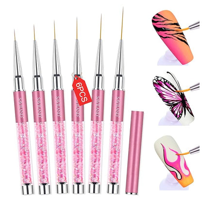Saviland 6pcs nail art liner