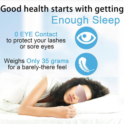 Eye Mask for Lash Extensions, Sleep Mask for Lash Extensions for Lashes Aftercare,Lash Extension Sleep Mask for Travel Yoga Nap, 3D Contoured Eye Mask