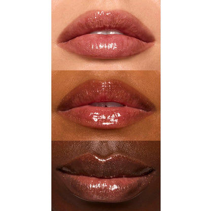 e.l.f. Glow Reviver Lip Oil, Nourishing and Hydrating with High-Shine Glimmer Finish & Sheer Wash Of Color, Minty Scent, Non-Sticky, Vegan & Cruelty-free, Crystal Baller