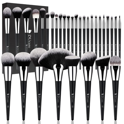 DUcare Makeup Brushes Set Professional 32Pcs Make up Brushes Premium Synthetic Kabuki Foundation Blending Face Powder Blush Concealers Eye Shadows