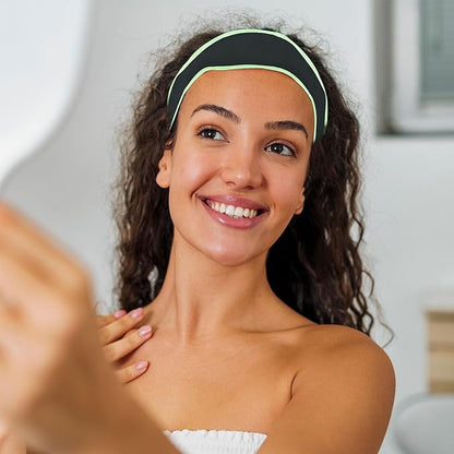 Black organic reusable cotton rounds,12pcs