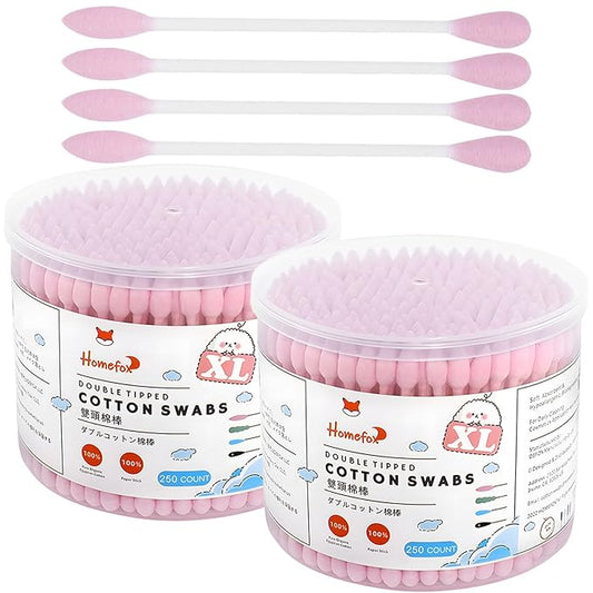 Xl pink thick cotton swabs