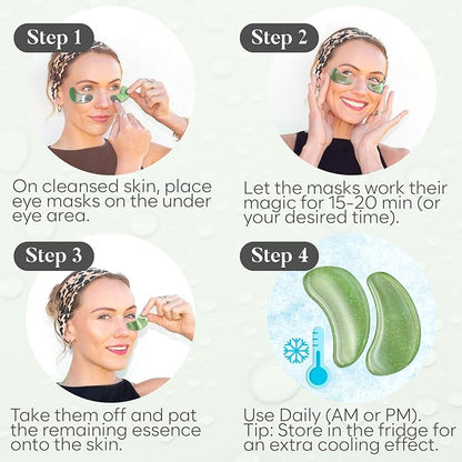 Green tea eye patches (30