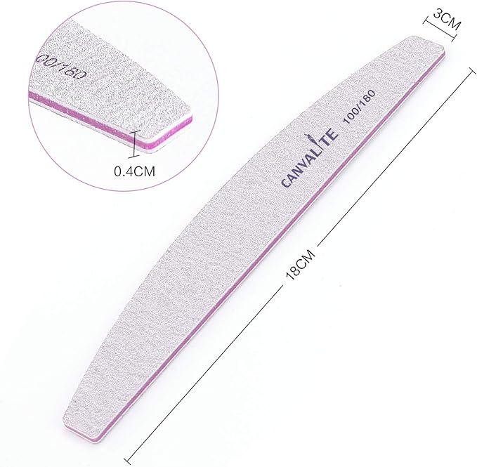 Canvalite 100 PCS Nail File