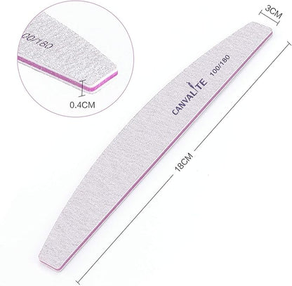 Canvalite 100 PCS Nail File