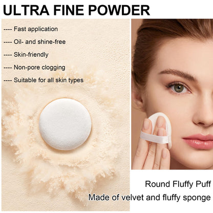 Mineral Setting Powder, SPF 35, Sunscreen Fair Face Loose Blurring FinishingPowder, Sheer Coverage, Weightless and Oil Control, Extend Base Makeup(#02 Fair Setting Makeup)