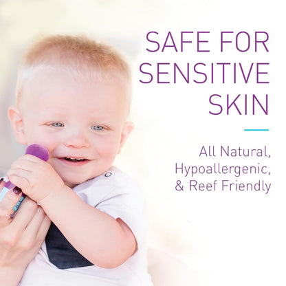 BOB KIDS SPF 30 Brush On Mineral Powder Sunscreen, Broad Spectrum Protection, Water Resistant 80 Mins, Fragrance Free, Easy to Apply for Kids & Babies, Mfg in USA