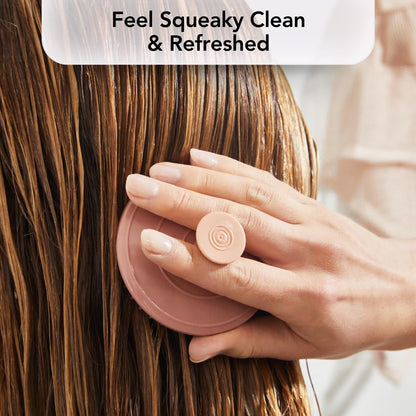 Kitsch Scalp Massager for Hair Care - Scalp Scrubber, Shampoo Brush & Exfoliator for All Hair Types - Relaxing & Exfoliating - Terracotta