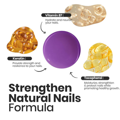 Beetles Christmas Nail Polish Set, 6 Colors Quick Dry Jelly Nail Polish Kit, Winter & Fall Sheer Jelly Syrup Nails Enchanted Night Gifts for Women Salon DIY Manicure Kit