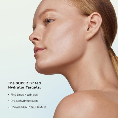 U Beauty The Super Tinted Hydrator Hyaluronic Acid Moisturizing Cream - Mega-Dose Skin Hydrator for Supple, Smooth, and Softer-Looking Skin For Up To 48 Hours - Shade 2-1.0 oz