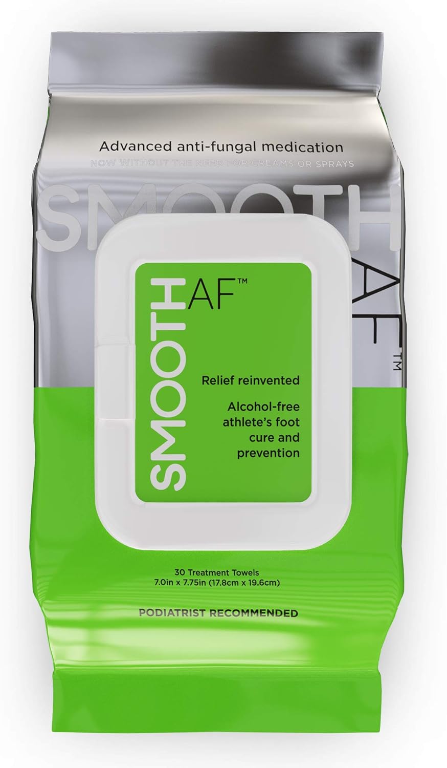 Athlete’s Foot Wipes (30 Count), Ringworm Treatment for Humans, Jock Itch Treatment: Tolnaftate 1% Antifungal Prevents, Relieves: Itching, Burning, Smelly Feet. Clinically Proven, Alcohol-Free