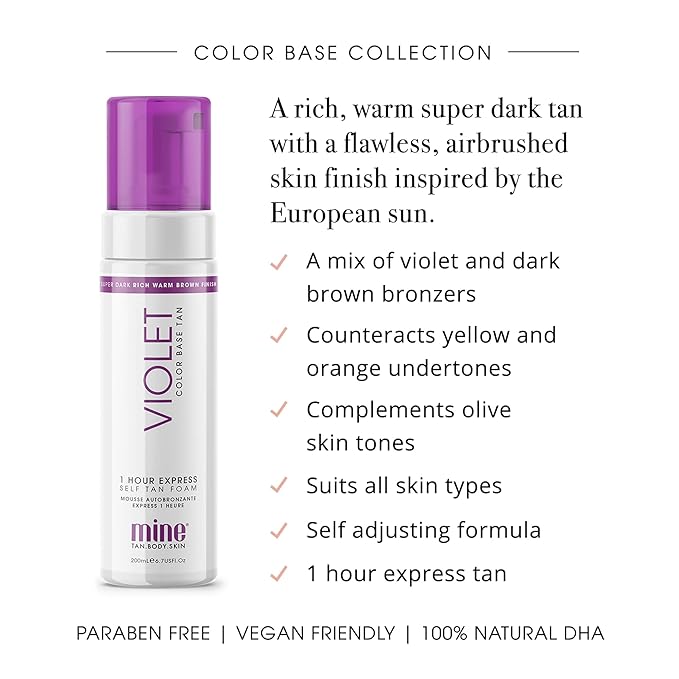 MineTan Color Correcting Violet Self