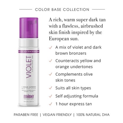 MineTan Color Correcting Violet Self