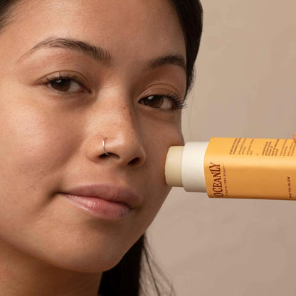 Bundle of ATTITUDE Oceanly Eye Cream Stick, EWG Verified, Plastic-free, Plant and Mineral-Based Ingredients, Vegan, PHYTO GLOW, Unscented, 0.3 Oz + Face Cream Stick, PHYTO GLOW, Unscented, 1 Oz