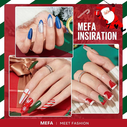 Mefa christmas gel nail polish