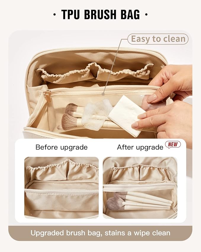 Eachy travel makeup bag,large capacity