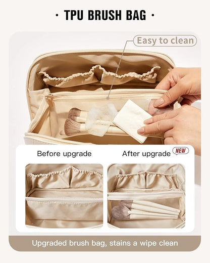 Eachy travel makeup bag,large capacity