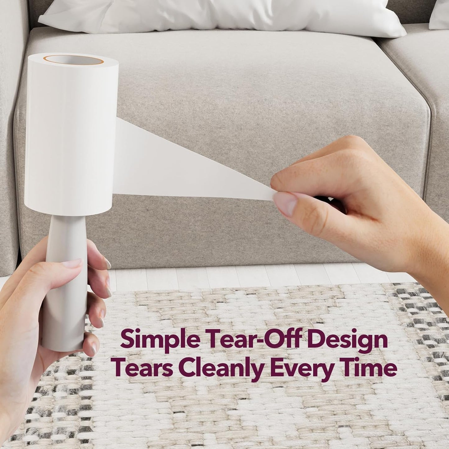 Lint Rollers for Pet Hair Extra Sticky, 880 Sheets Mega Value Set Lint Roller with 4 Upgraded Handles, 8 Rollers Portable Pet Lint Remover for Clothes, Furniture, Carpet, Dog & Cat Hair Removal